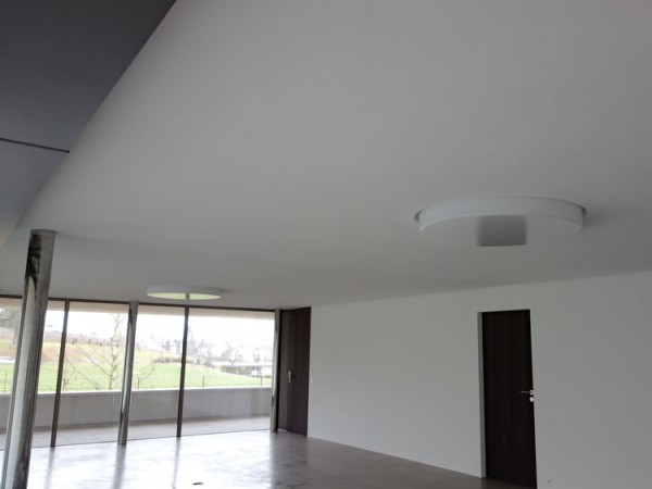 Flumroc Isolation in Garage - Gipsergeschäft Frank Buchser